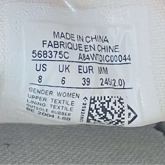 Converse Women's Chuck 70 Low "Vintage Floral " Egret/Sunflower 568375C … - Picture 12 of 12